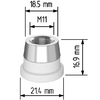 Керамический держатель сопла D21,4 (M11) для Raytools  арт.120515092A - st-e.info - Камышин