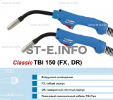 Горелка для полуавтоматической сварки TBi 240-DR-blue-ESG,с поворотным корпусом, длина 3 метра - st-e.info - Камышин