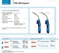 Горелка для полуавтоматической сварки TBi 250 Expert, длина 5 m. - st-e.info - Камышин