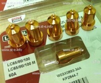 Сопло контактное для плазмотрона LC65/80/100 60A арт. W03X0893-34A - st-e.info - Камышин