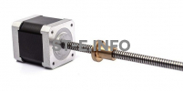Шаговый двигатель 42HSL48-1204JA08-E150 (Tr8*8) - st-e.info - Камышин