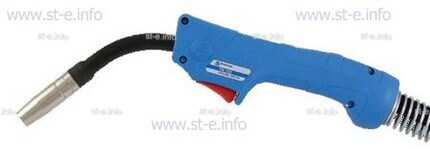 Горелка для полуавтоматической сварки TBi 250-DR-blue-ESG, со сменным поворотным корпусом, длина 3 метра - st-e.info - Камышин