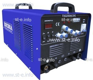 Универсальная установка аргонно-дуговой сварки BRIMA TIG 250 (220) ac/dc - st-e.info - Камышин