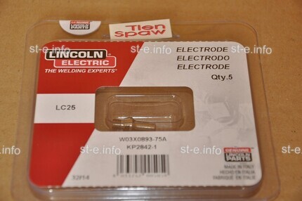Электрод LC25 арт. W03X0893-75A - st-e.info - Камышин