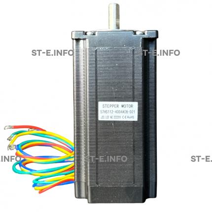 Двухфазный шаговый двигатель 57HS112-4004А08-D21 вал 8,0 мм - st-e.info - Камышин
